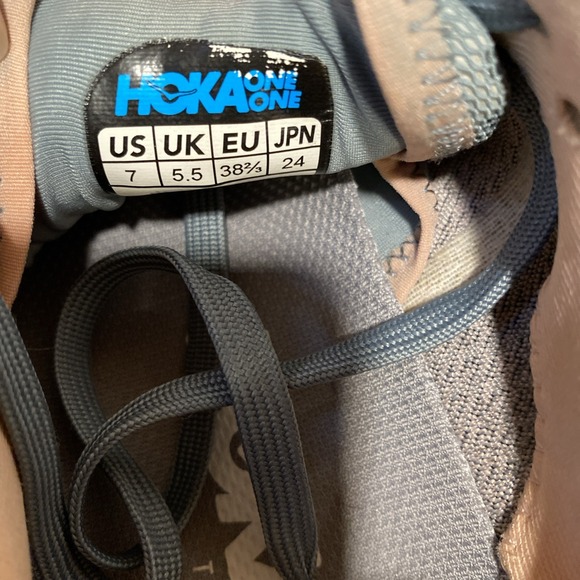 Hoka One One Womens Mach 3 1106480 LSF Gray Running Athletic Shoes Sneakers Sz 7 - Picture 8 of 8